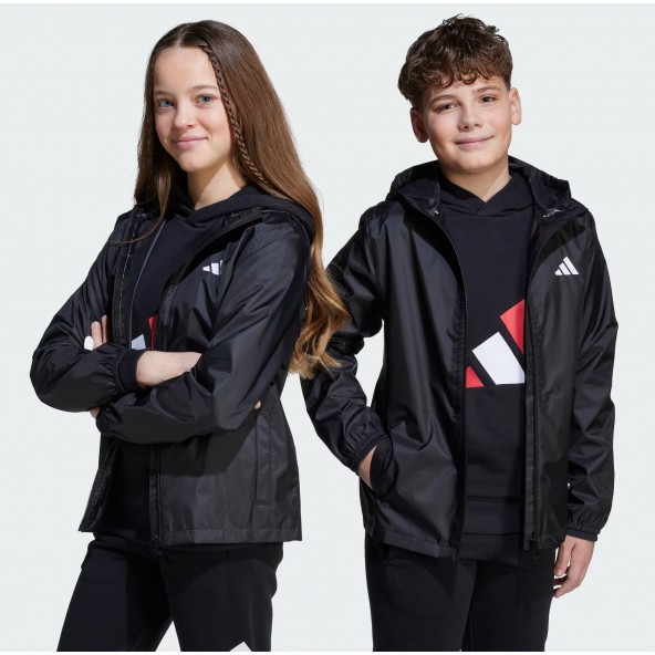Adidas J RAIN JKT JL9046 Αδιάβροχο Μπουφάν
