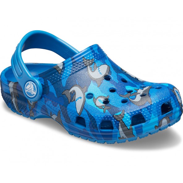 Crocs 206147-4KI Classic Shark Clog