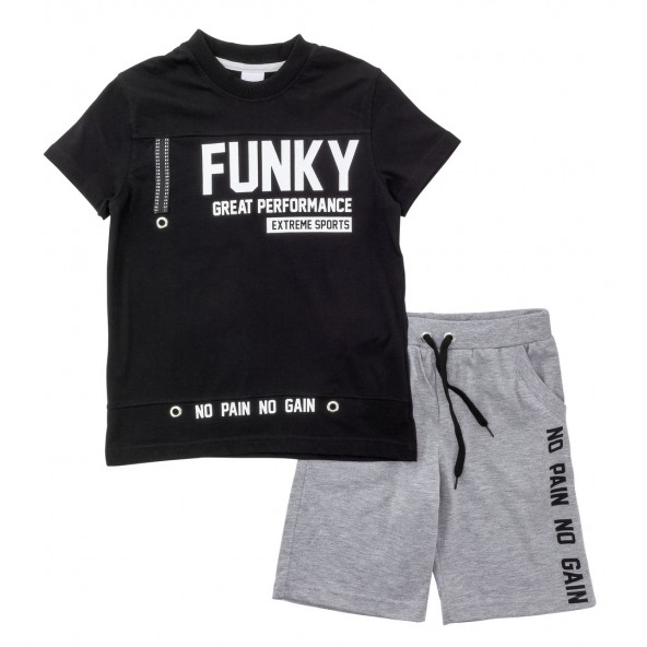 For Funky Kids 122-101111-1 Σετ Βερμούδα