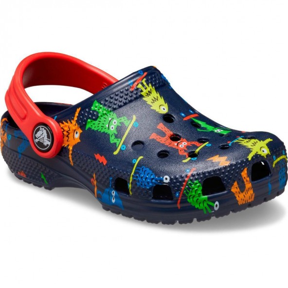 Crocs Classic easy icon clog t 207592-410 Σαμπό Θαλάσσης