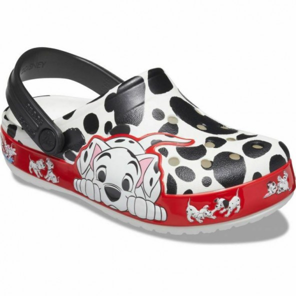 Crocs fl 101 dalmatians clog t 207485-100 Σαμπό