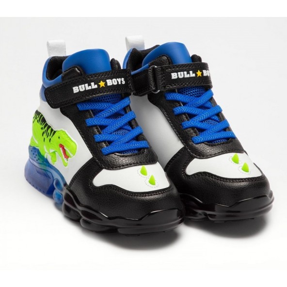Bull Boys DNAL2201T-REX BIANCO/NERO AA51 Μποτάκια