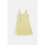 Joyce 2313603 Φόρεμα αμάνικο Κίτρινο