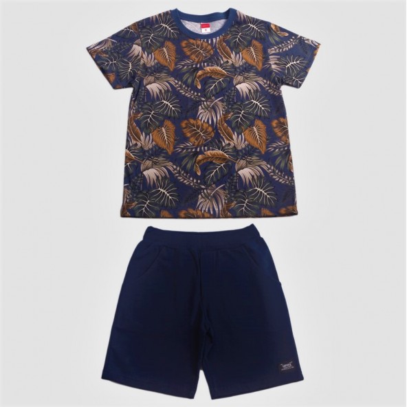 Joyce 2314129 Σετ Βερμούδα Μπλέ navy