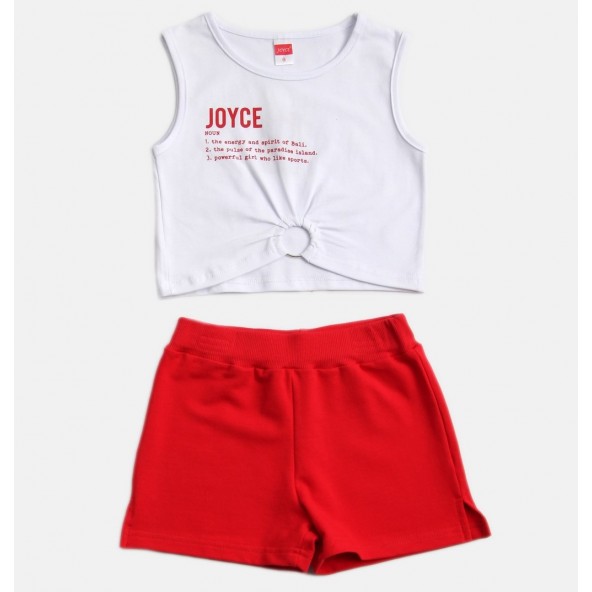 Joyce 2313140 Σετ Σόρτς Λευκό